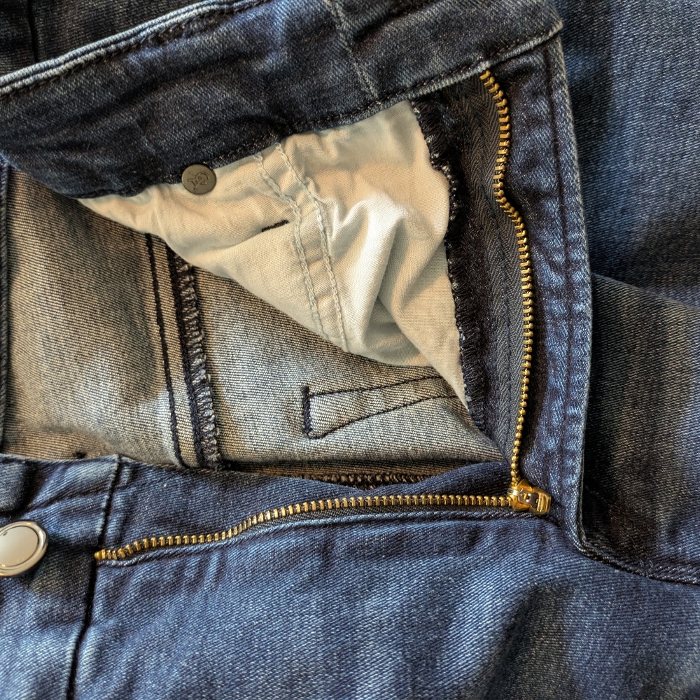 Good American Good Legs Cigarette Blue Jeans Size 18 - Picture 8 of 12